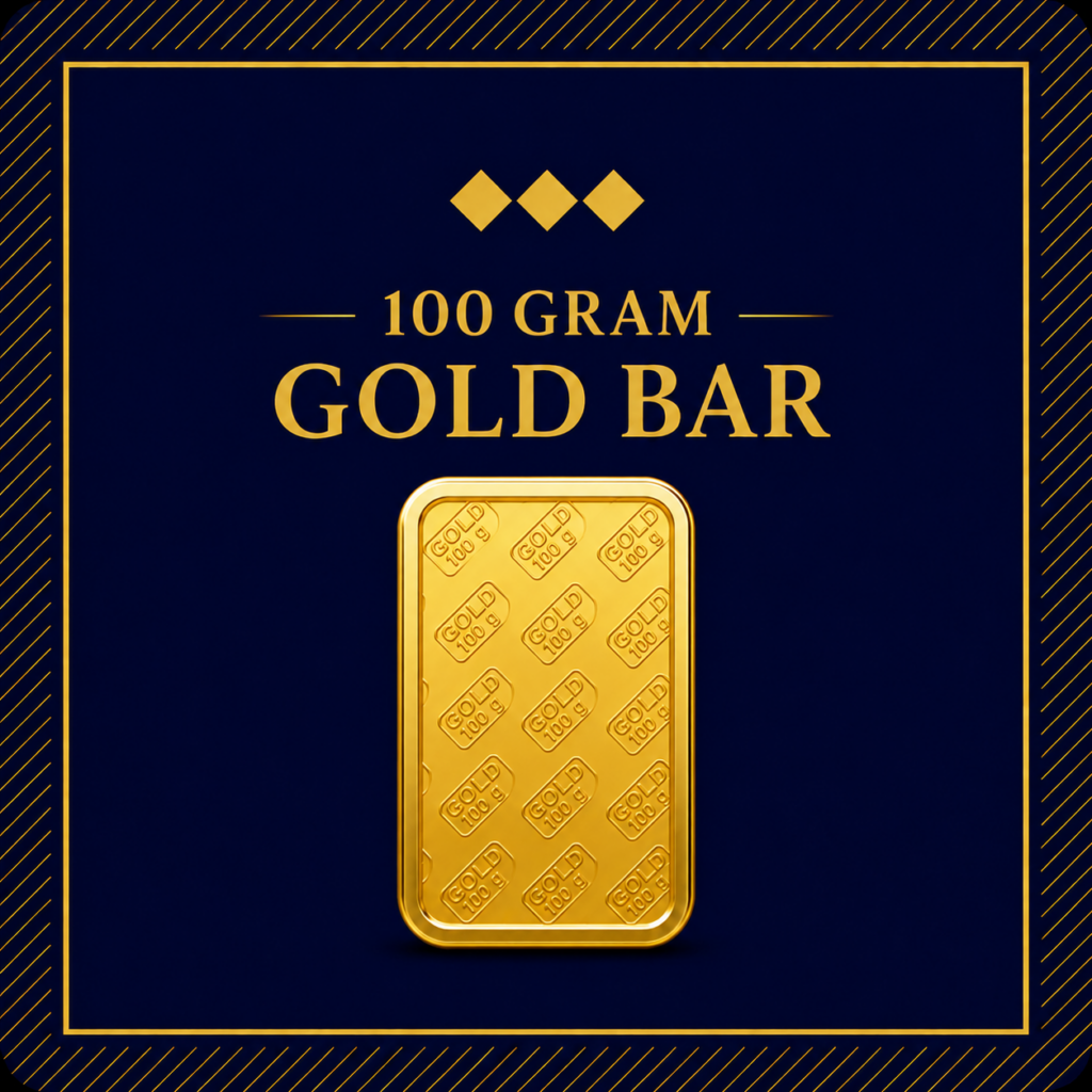 Emirates Gold 24K 100 Grams Gold Bar